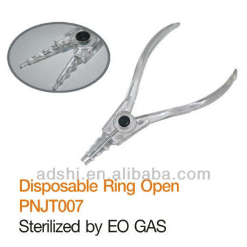 ADShi alta qualidade lisa esterilizada corpo arte descartável anel aberto use piercing ferramentas